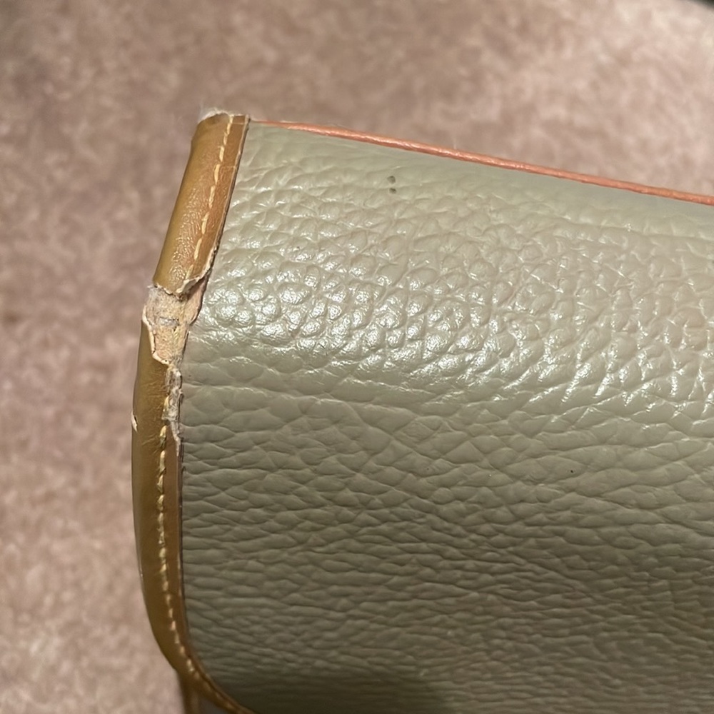 💼Vintage Dooney & Bourke Pebbled Leather Briefcase Unisex - Picture 12 of 16